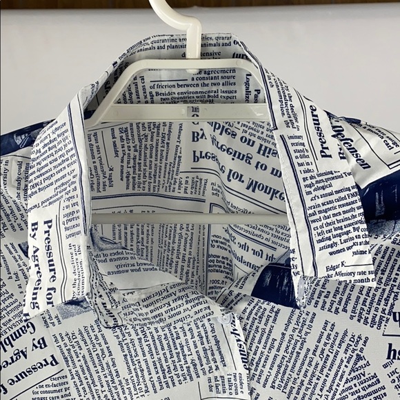 Newspaper Media Statement Shirt L - Picture 4 of 5